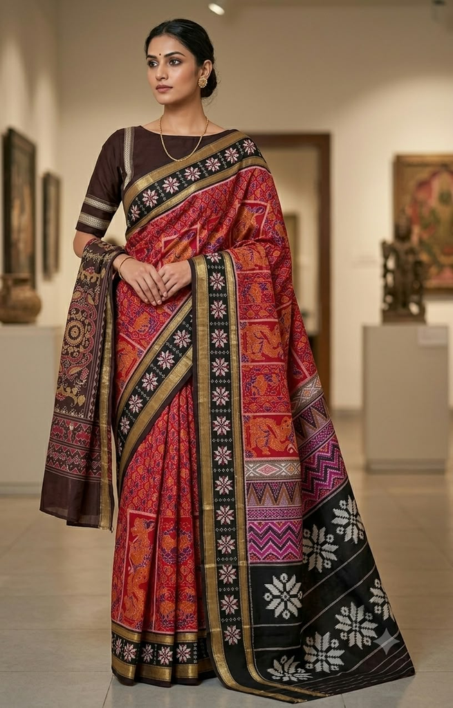 [WVZ-SAMB-001] Sambalpuri Handloom Silk Saree